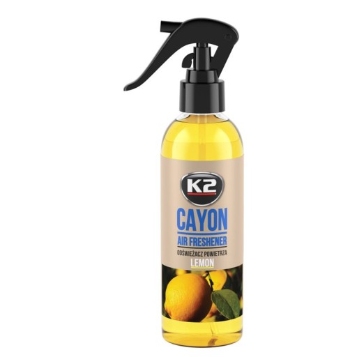 K2 Profesionálny osviežovač vzduchu do auta CAYON LEMON 250ml