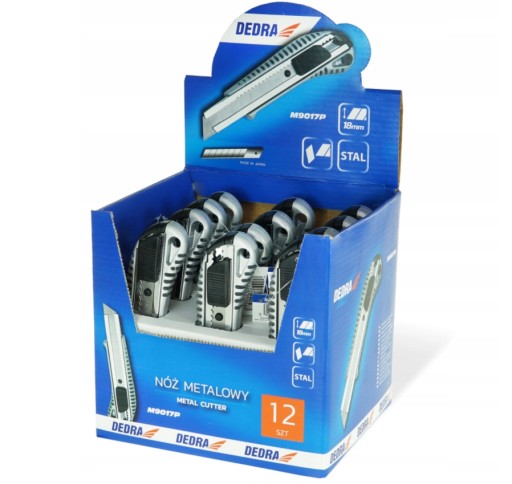 KOVOVÝ ČALUNICKÝ Nôž DEDRA M9017 18mm