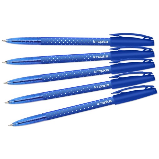 Sada 5x Fine Pen Rystor DOT modré