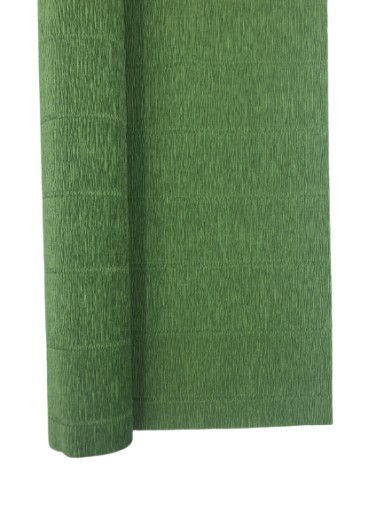 Krepový papier Taliansky krep 180 g krepovaný hodvábny papier č. 565 fľaša svetlozelená