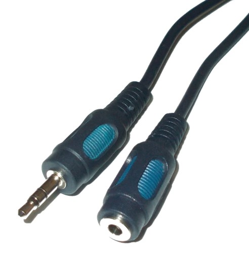 PREDLŽOVACÍ KÁBEL MALÝ JACK 3,5 STEREO zástrčka - zásuvka 7,5 m HQ (0838)