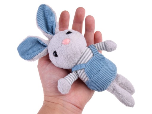 Prívesok plyšový maskot KRÁLIK ZAJÍČIK KEYRING plyšová hračka