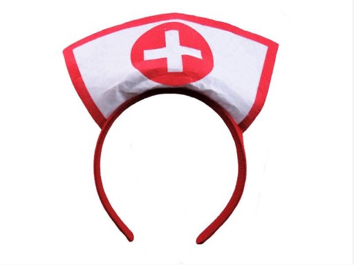 NURSE BAND, prestrojenie, NURSE outfit, party doplnok
