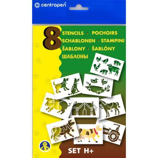 H+ Centropen Stencils 9996 šablón