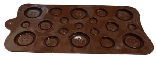 SILIKÓNOVÁ FORMA GOMBÍKOVÁ FORMA NA ČOKOLÁDOVÉ MYDLO