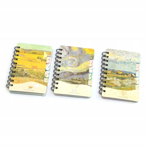 VAN GOGH ARTISTIC RING NOTEBOOK RÔZNE DIZAJNY