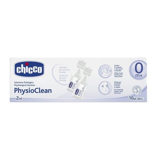 FYZIOLOGICKÁ SOĽ NA NEBULIZÁCIU CHICCO 10 X 2ML
