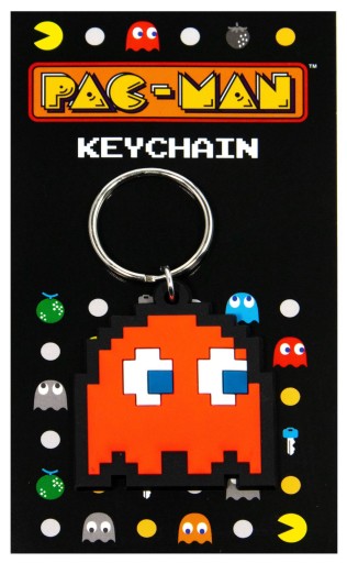 Gumená kľúčenka Pac-Man Blinky pre deti