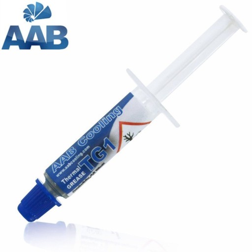 AABCOOLING TG1-1g TEPELNE VEDIACA PASTA STRIEBORNÁ PRE CHLADENIE CPU TEPELNÉ