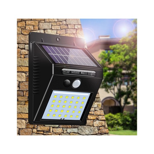 NÁSTENNÁ LAMPA NA SOLÁRNY BALKÓN 20 LED VÝKON