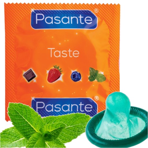 PASANTE MINT kondómy s osviežujúcou MINT príchuťou, 10 ks.