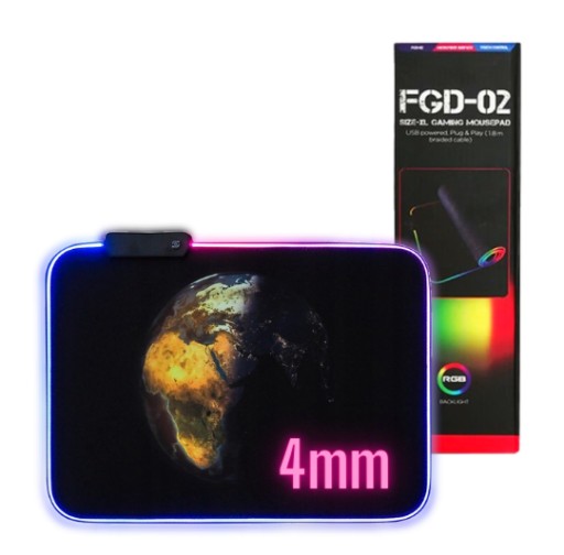 RGB LED Esport GAMING PODLOŽKA PRE MYŠ