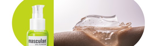 Intímny lubrikačný gél Masculan Green Apple s jablkovou príchuťou 75 ml