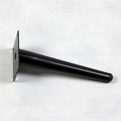 ČIERNA NÁBYTKOVÁ NOHA, MASÍVNA PODKROVKA, STOLOVÁ NOHA, SKRINÍKOVÉ SEDAČKY, V20CM