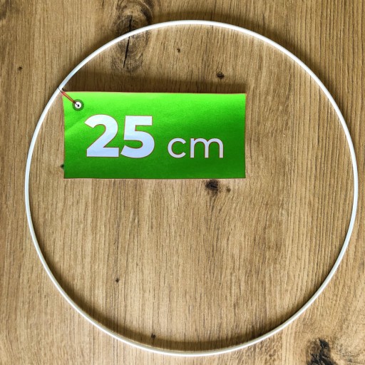 Ráfik | prsteň lapač snov BIELY 25 cm