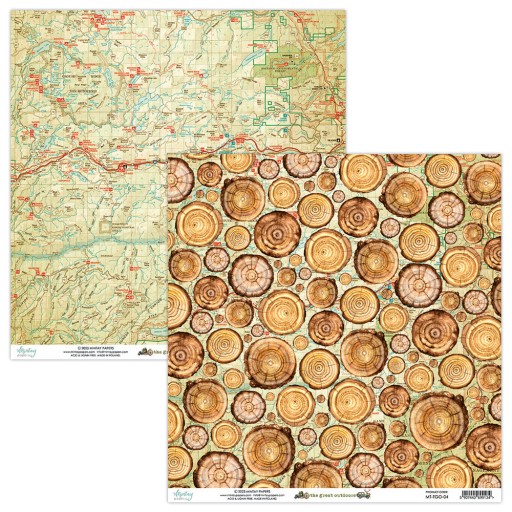 Sada papierov na scrapbooking 15,2 x 15,2 - Mintay - The Great Outdoor