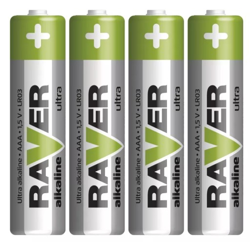 ALKAY BATÉRIA 1,5V LR6 AAA Raver SET 4 ks.