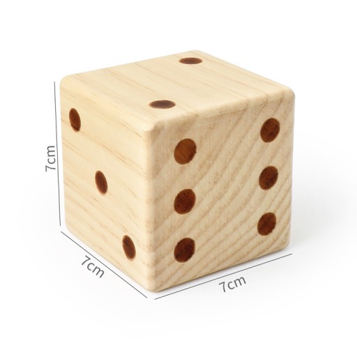 veľká drevená hra s kockami interaktívne hračky s kockami 7*7*7cm