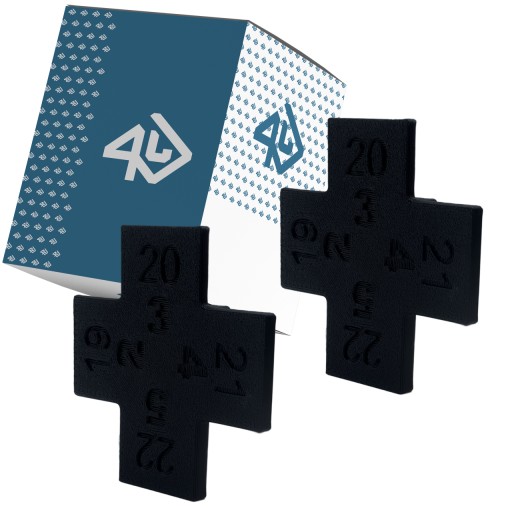 2x Dištančné podložky na nastavenie predných krytov
