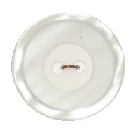 GOMBÍKY KABÁT GOMBÍK 34 mm - BIELY