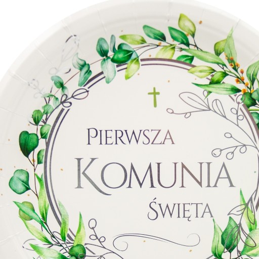 IHS Papierové taniere 23 cm, sada 6 ks, tanier na prvé prijímanie