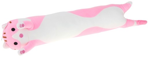 Mäkký plyšový plyšový valec na vankúš 50 cm XL