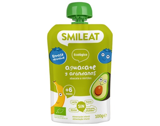 OVOCNÁ MUSSE Dezert Druhé raňajky Snack Tuba AVOCADO BERRY 6m+ 100g
