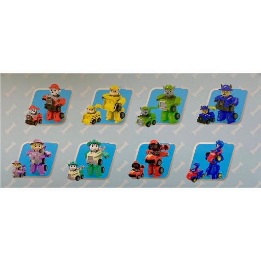 786777 VOZIDLO NA STRÁŽENIE ROBOT PSOV V KRABICE 8 DIZAJNOV PEGASUS