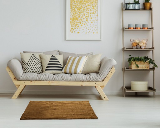 Koberec 40x60 Mäkká plyšová kožušina do spálne, kúpeľňa králik 115