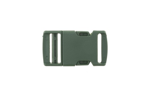 Spona 25 mm Farba Khaki Plast