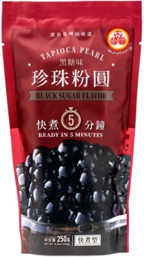 Bubble Tea perly čierny cukor 250g WuFuYuan