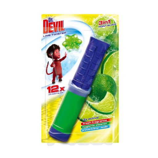 DR. Devil - Osviežovač WC v géli - Lime Twister
