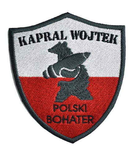 Wojtek Niedźwiedź nášivka na suchý zips