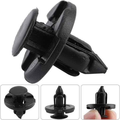 ZARÁŽKY PRE MITSUBISHI NISSAN NÁRAZNÍK KOBERCOVÉ SVORKY 20 KS 8MM