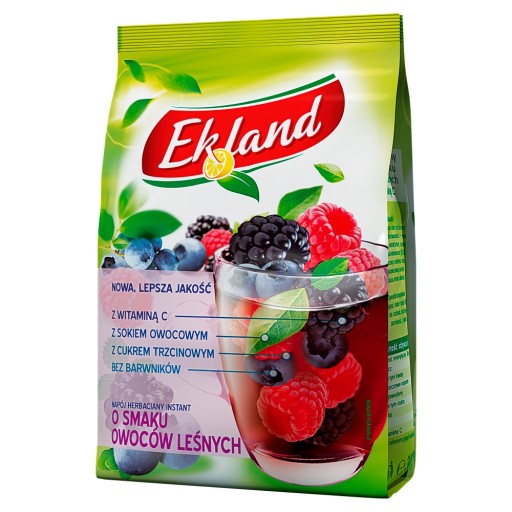 Ekland čajový nápoj lesné ovocie granulovaný instantný čaj 300g