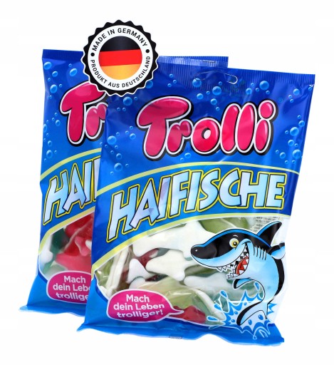 Ovocné želé TROLS ŽRALOKY Žraloky Tutti - Frutti