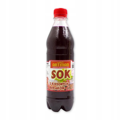 ZAKWAS Cviklová šťava nakladaná 500 ml 0,5l ARTMAN