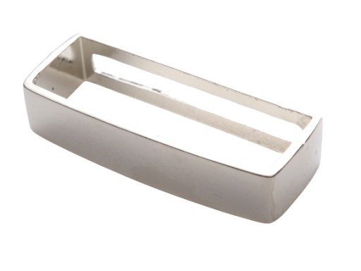 Pútko na opasok 40 mm / 4 cm strieborné