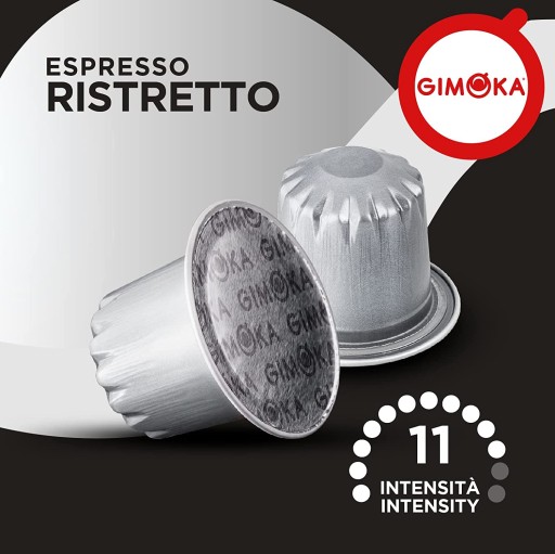 Kávové kapsuly Gimoka RISTRETTO pre Nespresso 10