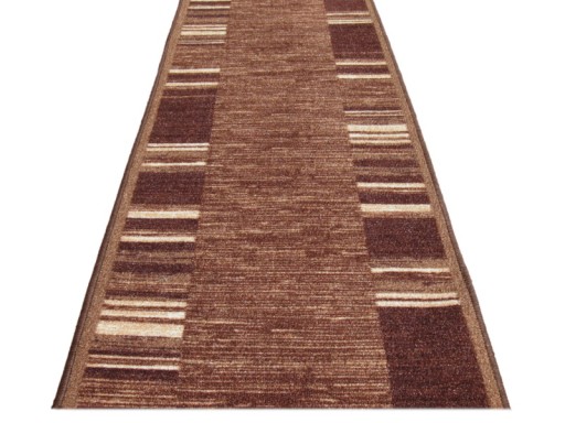 Protišmykový, pogumovaný hnedý behúň, 57 cm, do kuchyne