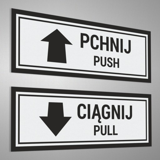 Push Pull - Push Pull - samolepky 4x11