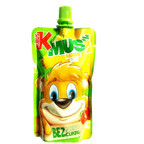 KUBUŚ BANANA APPLE MUSSE 100% 100g DÁTUM: 2024/11