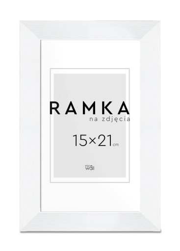 Fotorámik 15x21 cm Biely