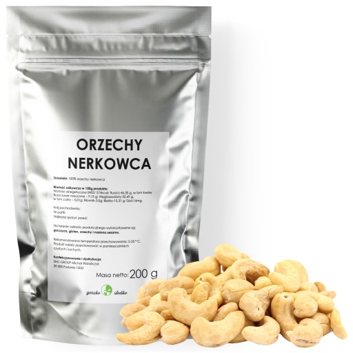 KEŠU ORIECHY najvyššej kvality 200g