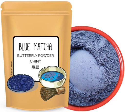 Blue Matcha Klitoria Butterfly Pea prášok 25