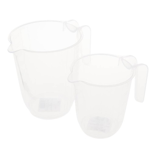 PLASTOVÝ džbán S ODMEROU A HMOTNOU RÚČKOU 1000 ml SO SCHÉMOU KUCHYNE