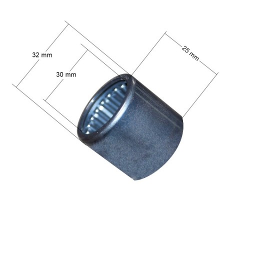 Ložisko predného kyvného ramena na strane oja, podvozky EPT-12EZ 25 x 32 x 30 mm