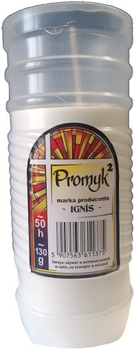 Vložka na sviečky Promyk (doba horenia ~ 50 h)