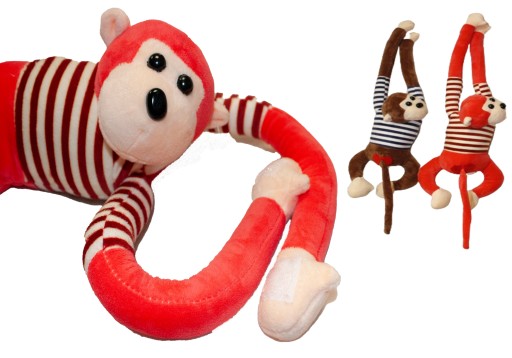 MONKE SO VELKÝM ZAHROMOM SO ZVUKAMI SKUTOČNEJ OPICE 55 cm E1827 EMAJ