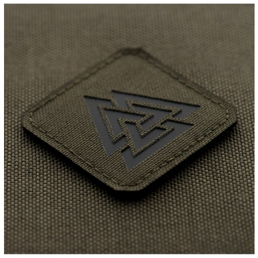 VELCRO NÁŠIVA LASEROVÝ REZANÝ SYMBOL VALKNUT M-TAC ČIERNO-ZELENÁ